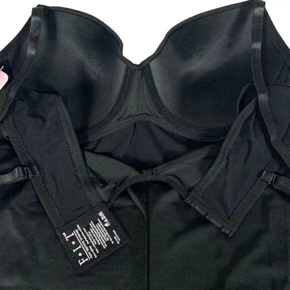 F.I.T. Inside Scoop Women's Black Shapewear Slip SZ. XL - Picture 9 of 11